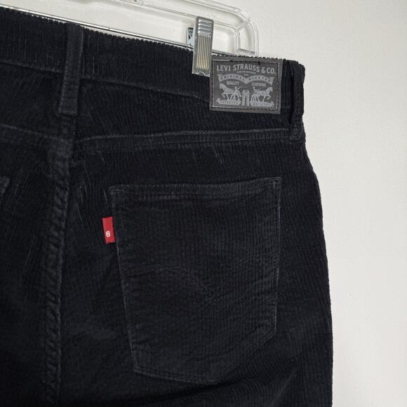 Levi’s 721 High Rise Skinny Pants Black Corduroy Size 32 Stretch Fit Womens - Picture 6 of 8